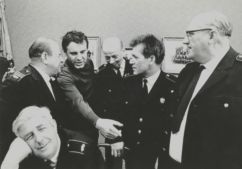 Miloš Forman directing The Firemen's Ball
